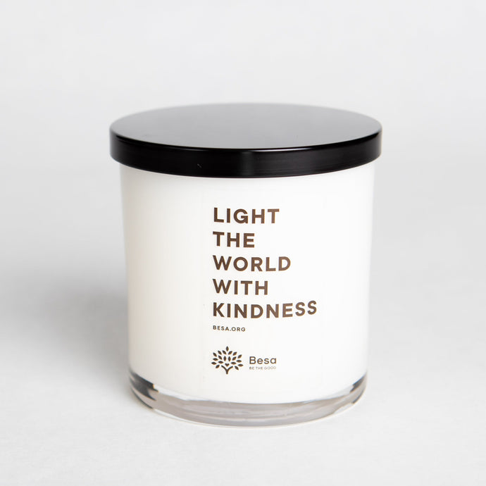 Handcrafted Light the World with Kindness Candle